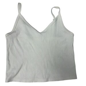 American Eagle tank top Ribbed V-Neck Spaghetti Strap Tank Top cami